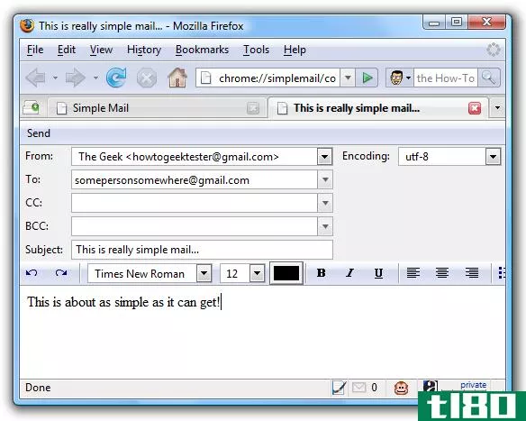 向firefox添加简单的pop3邮件客户端和通知程序
