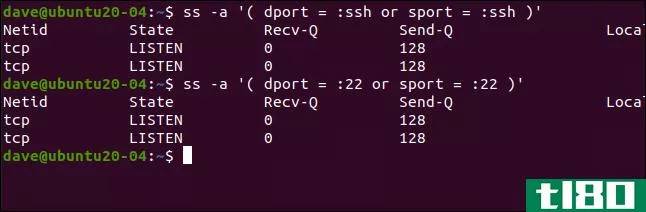 如何在linux上使用ss命令