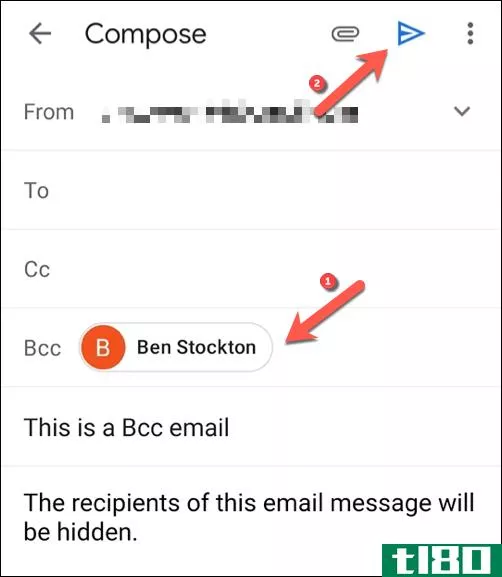 如何向gmail中未公开收件人发送电子邮件