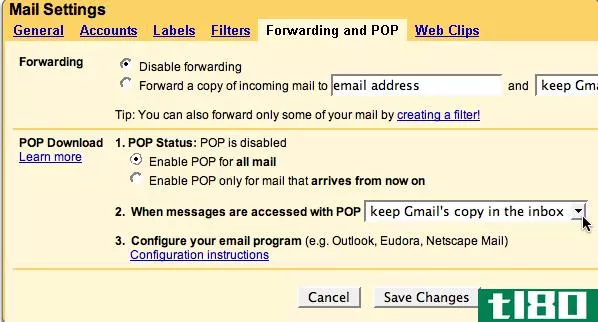 将您的gmail帐户添加到outlook 2007