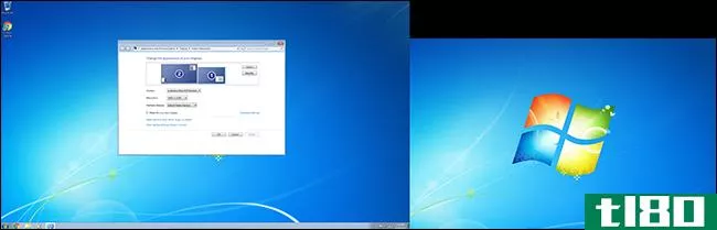 如何在Windows7的多个显示器上使用不同的墙纸