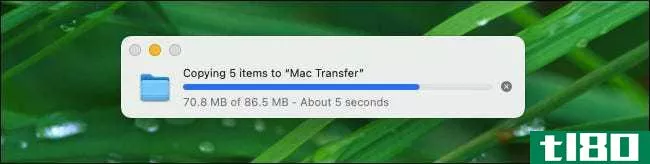 如何将文件复制到mac上的u**闪存驱动器