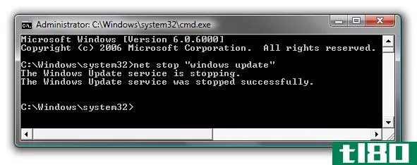 在win7或vista中暂时禁用windows update的自动重新启动