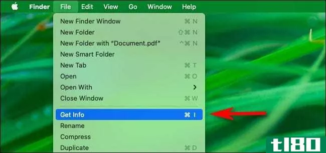 如何在mac上隐藏或显示单个文件扩展名