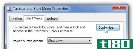 在windows 7或vista开始菜单上启用run命令