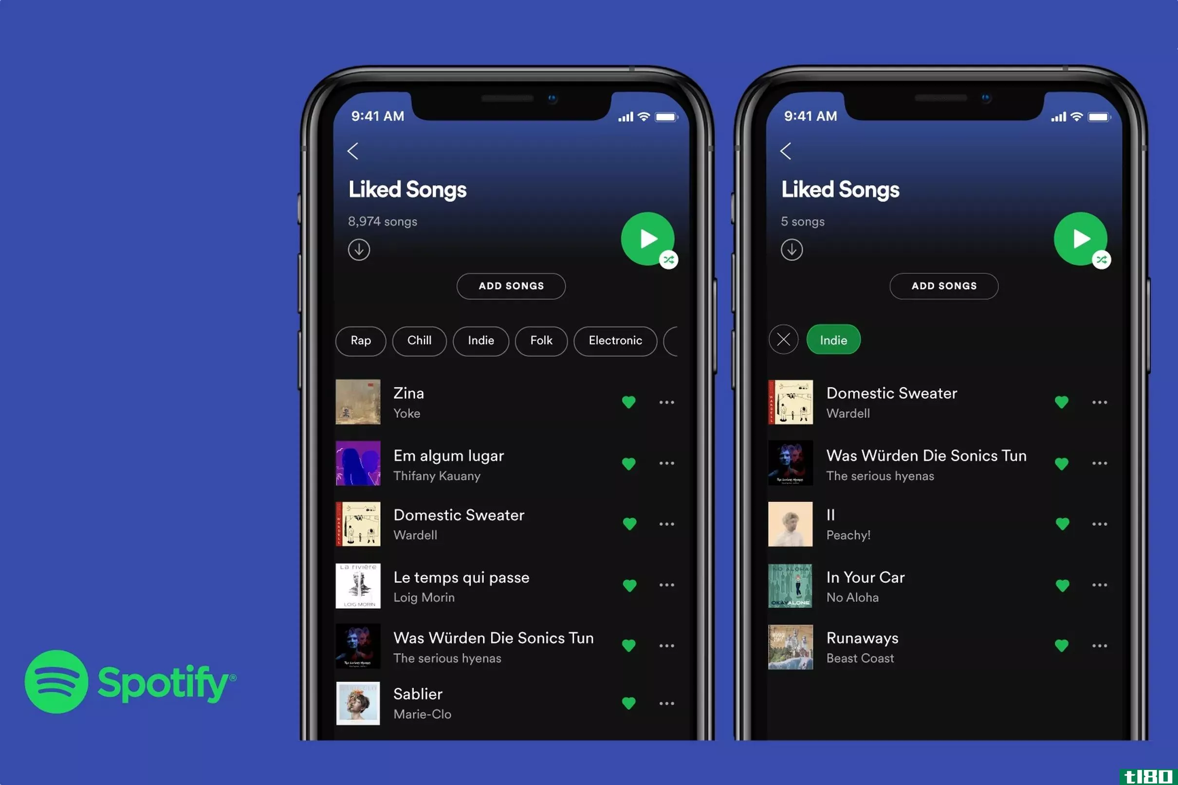 spotify可以让你按心情和流派过滤你喜欢的歌曲