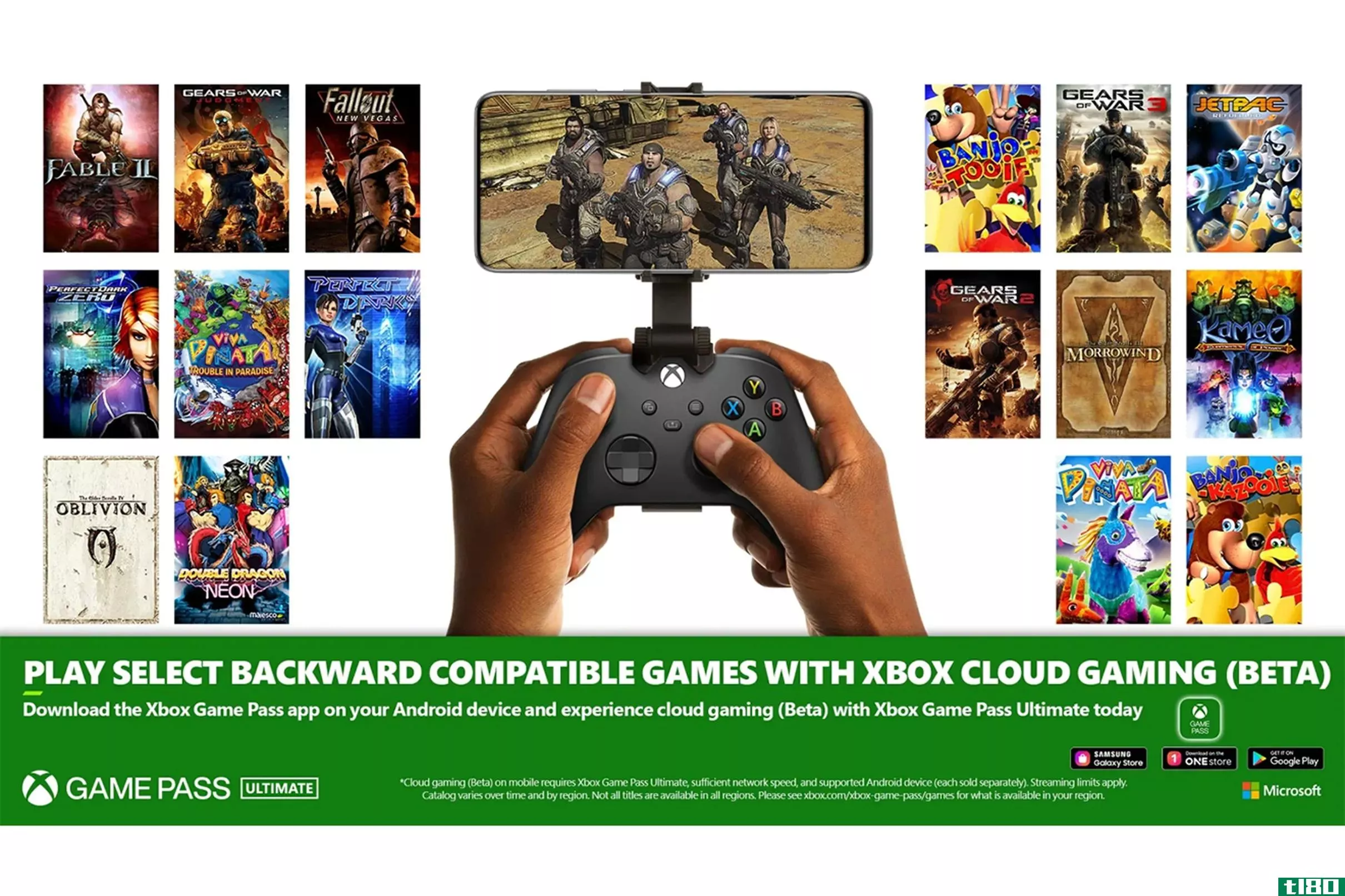 最初的xbox和Xbox360游戏在微软的xcloud流媒体服务上推出