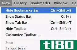 通过在SafariforWindows中隐藏书签工具栏，节省屏幕空间