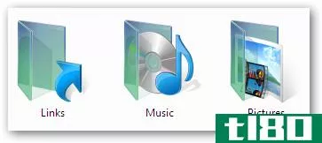 为什么WindowsVista的音乐文件夹图标会变成黄色？