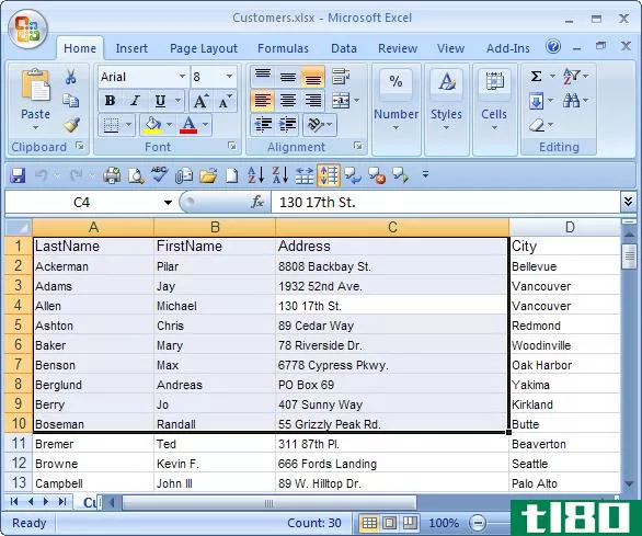 让Excel2007为您阅读电子表格