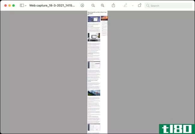 如何在MicrosoftEdge中拍摄全页屏幕截图