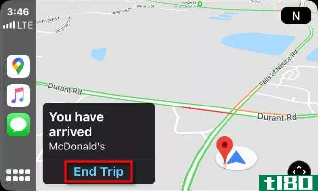 如何在apple carplay中使用google地图进行导航