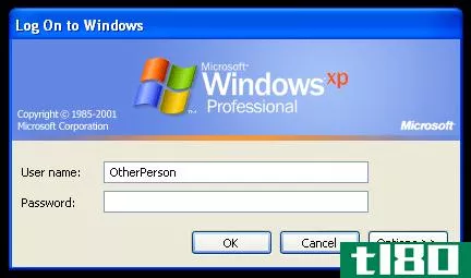 在windows xp中从登录屏幕中删除用户帐户