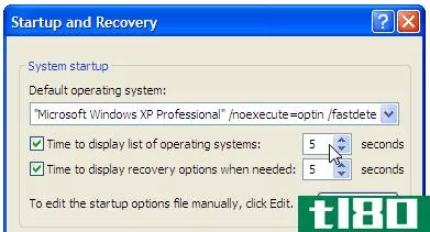 在windows xp上安装恢复控制台作为启动菜单选项