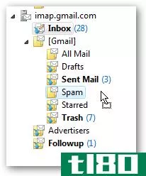 为windows vista邮件设置gmail imap支持