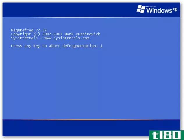 在windows xp中整理系统文件（页面文件和注册表）