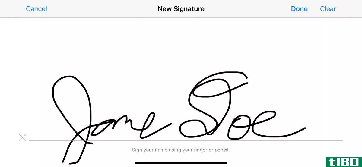 When the signature is captured, it will no longer be a mirror-image