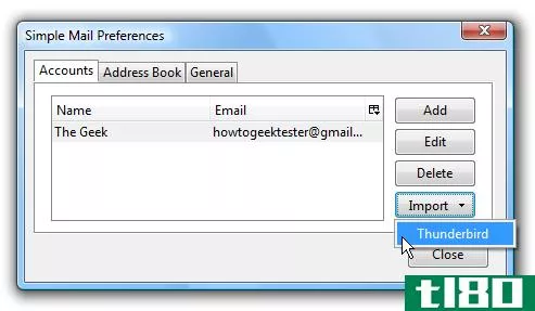 向firefox添加简单的pop3邮件客户端和通知程序