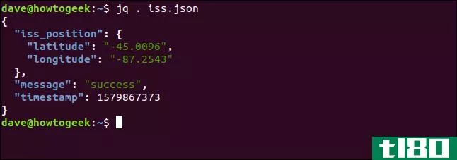 如何用jq解析linux命令行上的json文件