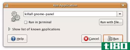 重新加载gnome或kde面板而不重新启动（linux）