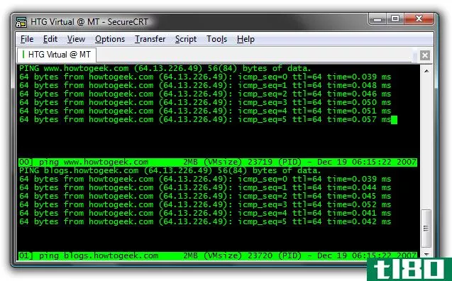 使用multitail for linux监视单个shell中的多个日志