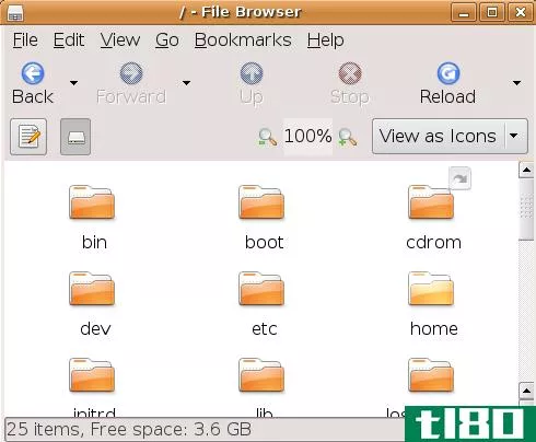 在ubuntu文件浏览器中查看隐藏的文件和文件夹