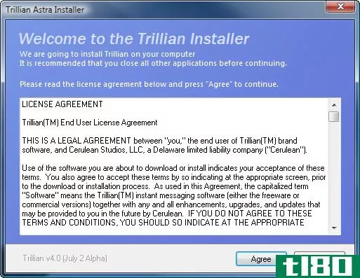 trillian astra v4.0a，包括屏幕截图