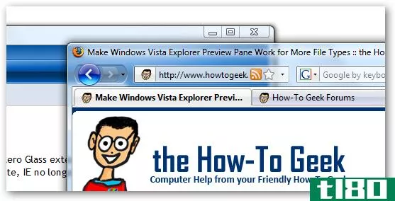 让Firefox3像internet explorer那样使用windows vista glass