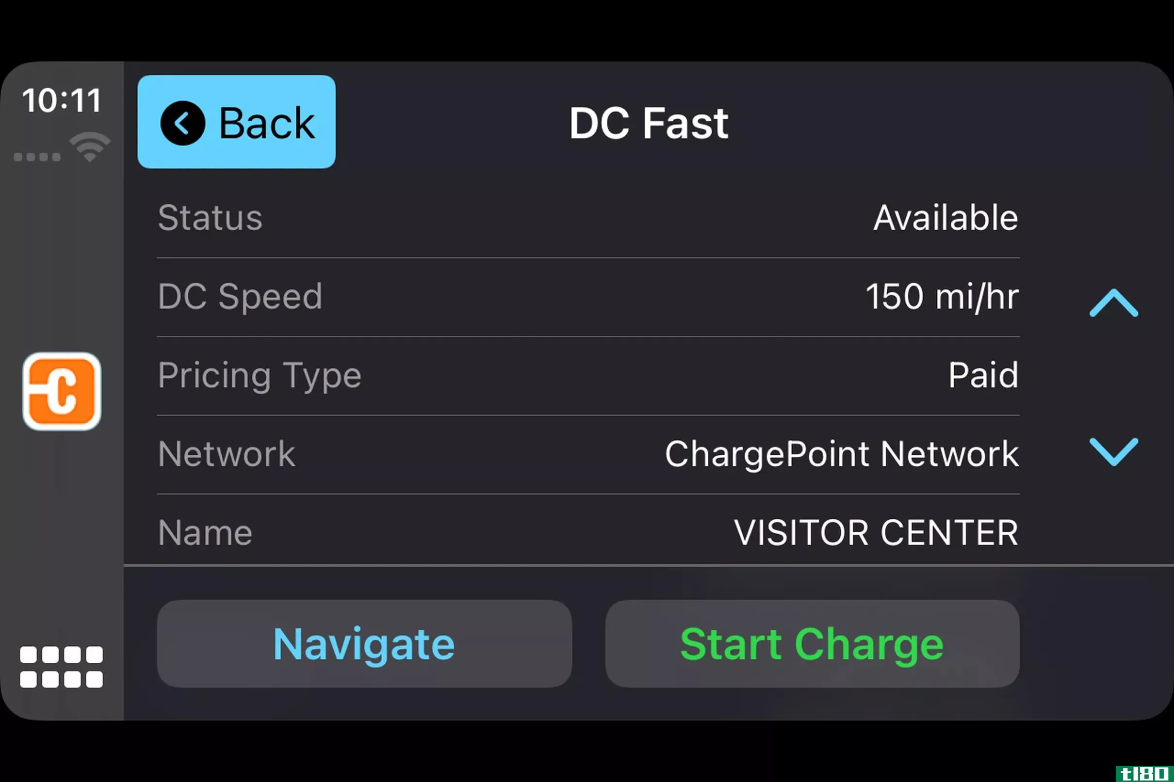 电动汽车充电网络chargepoint增加了apple carplay支持