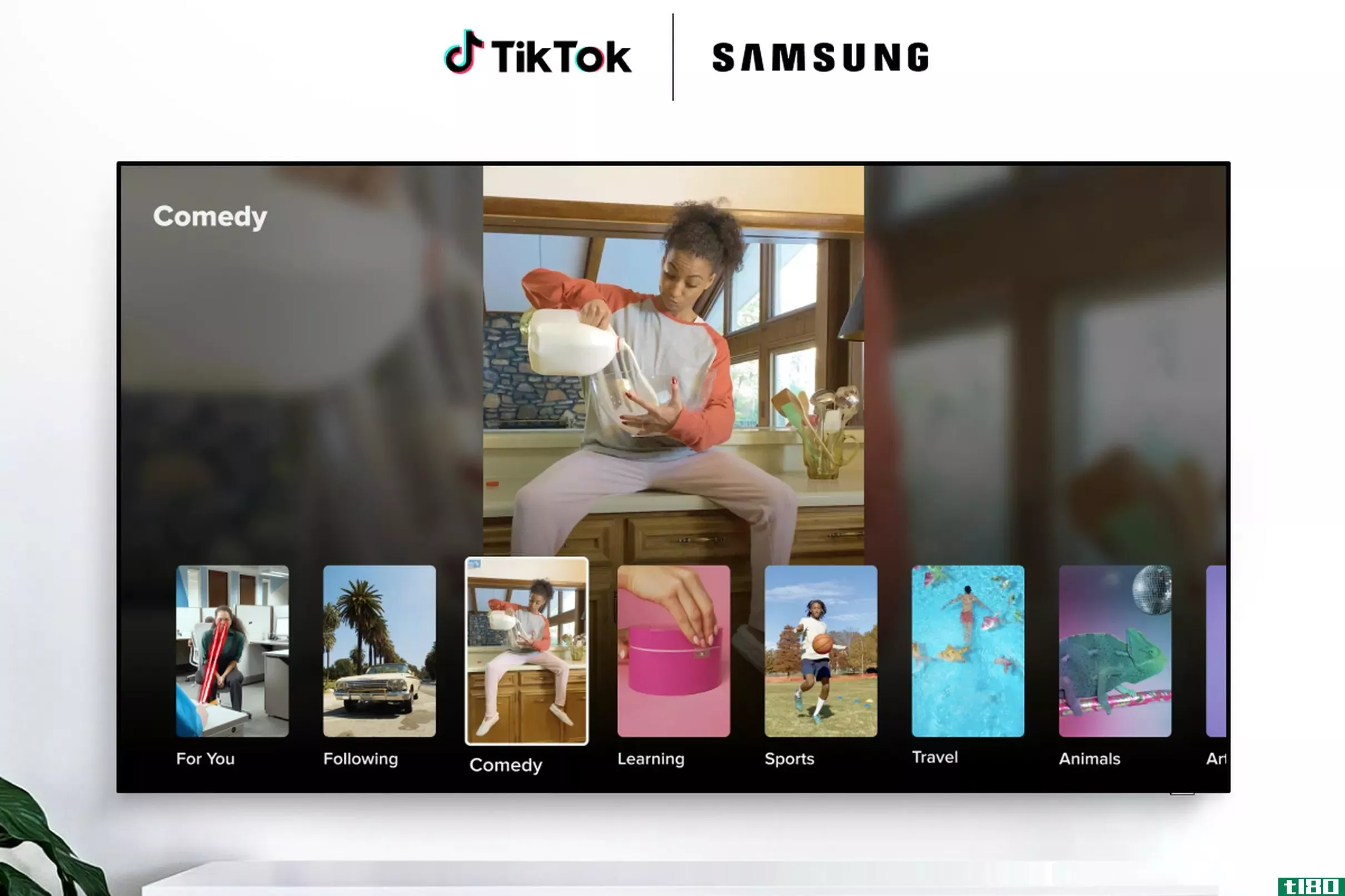 tiktok tv应用程序现在可以在英国的三星智能电视上使用