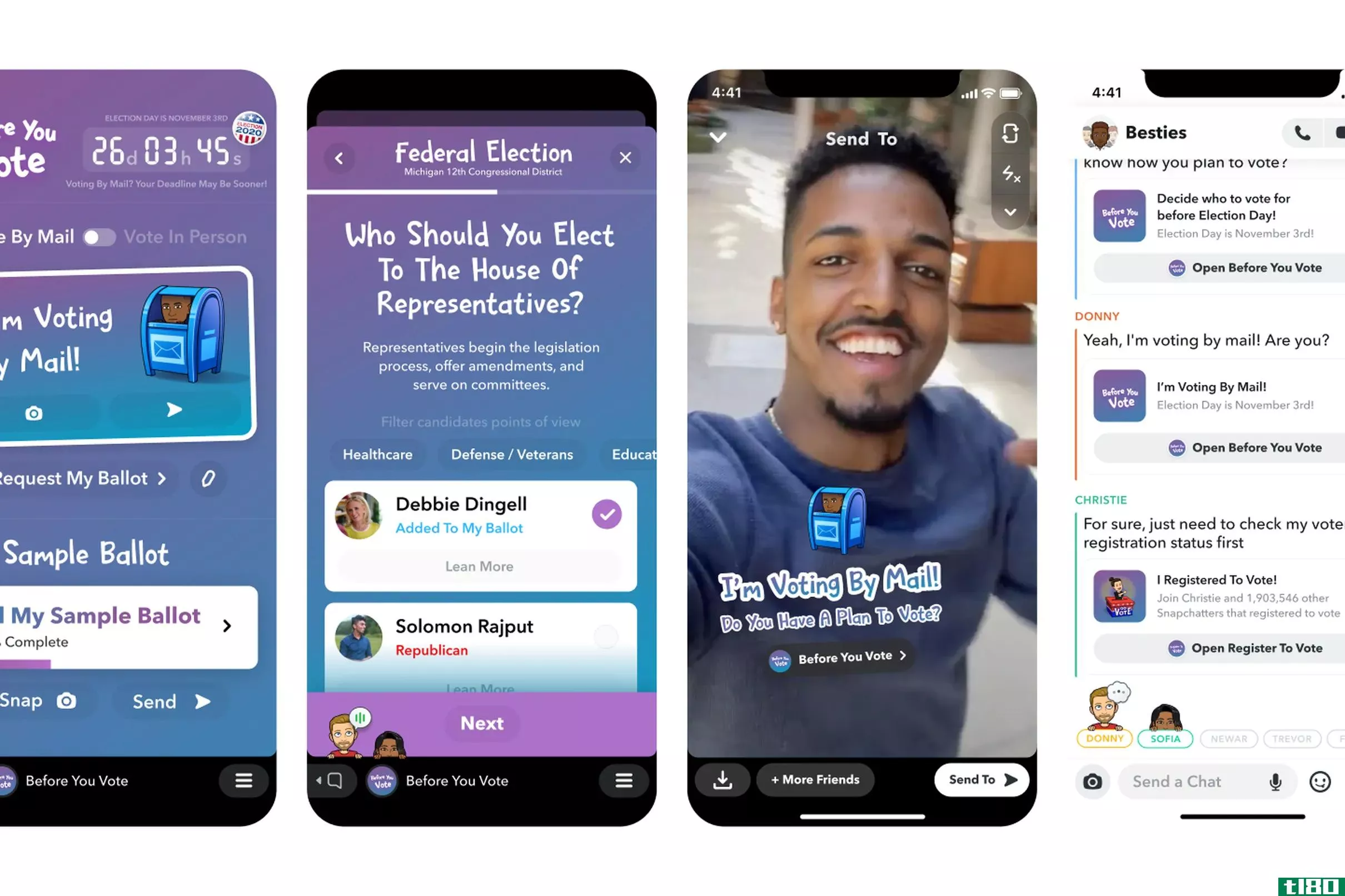 snapchat正在计划应用内选民意识工具，以帮助其用户为11月做好准备