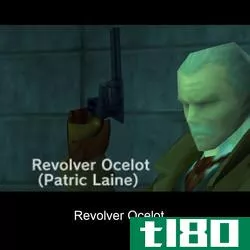 Revolver Ocelot has seen better days