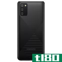 The Galaxy A02s back