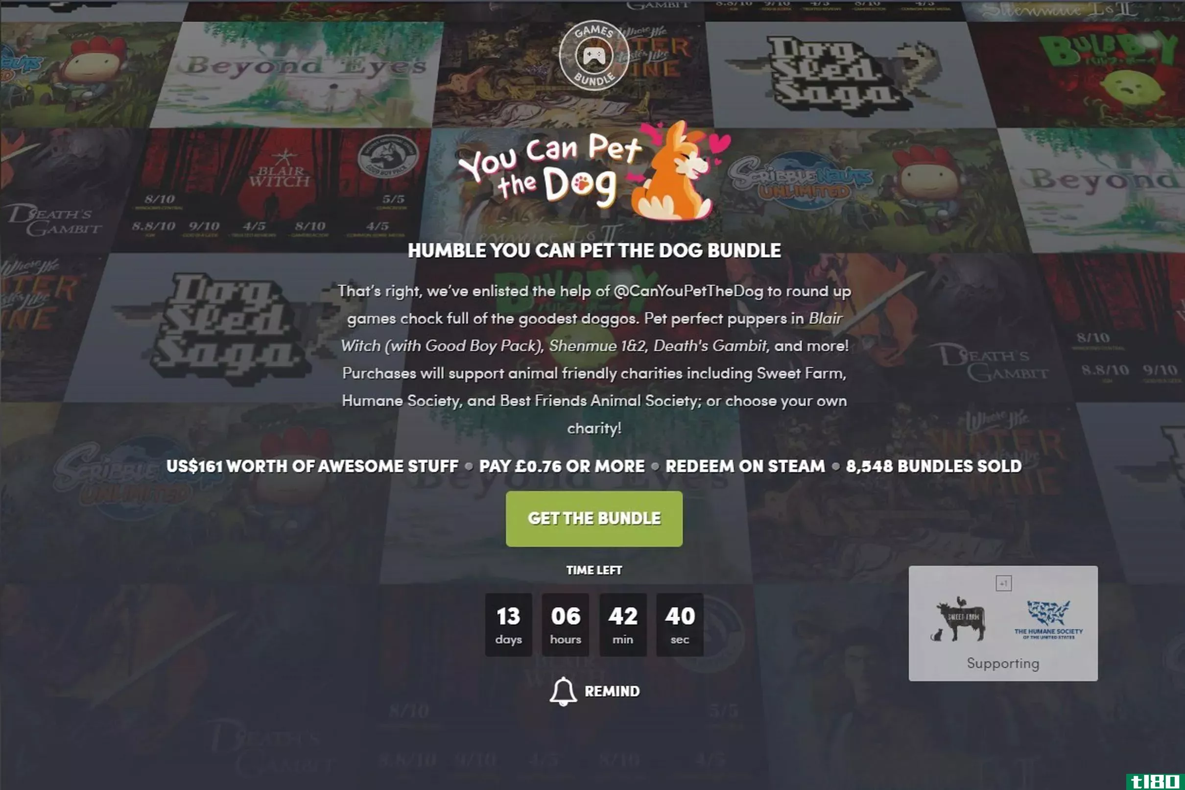 我们很高兴地说，你可以在这个视频游戏包宠物狗