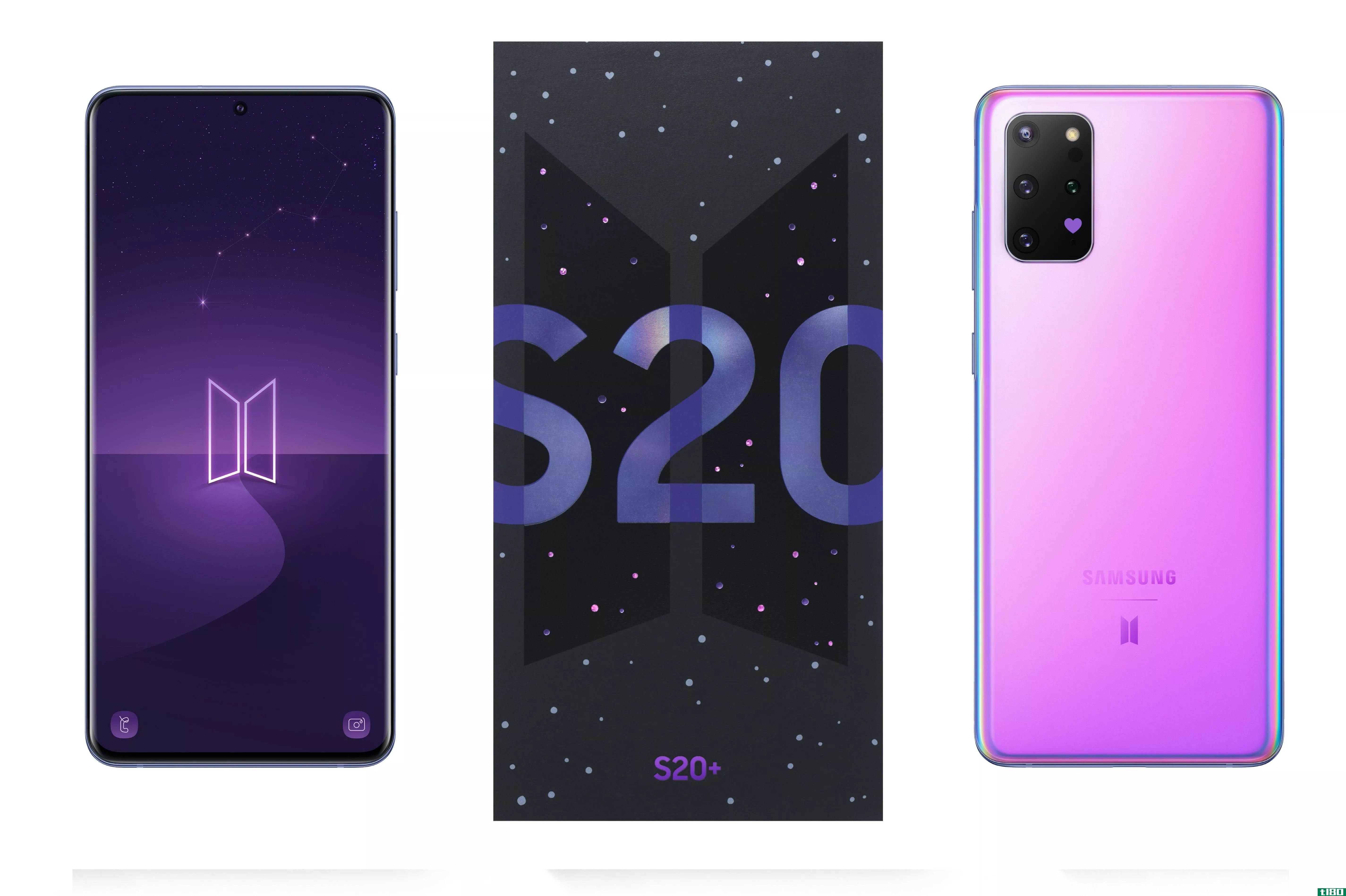 三星最新的特别版手机是bts品牌的galaxy s20 plus