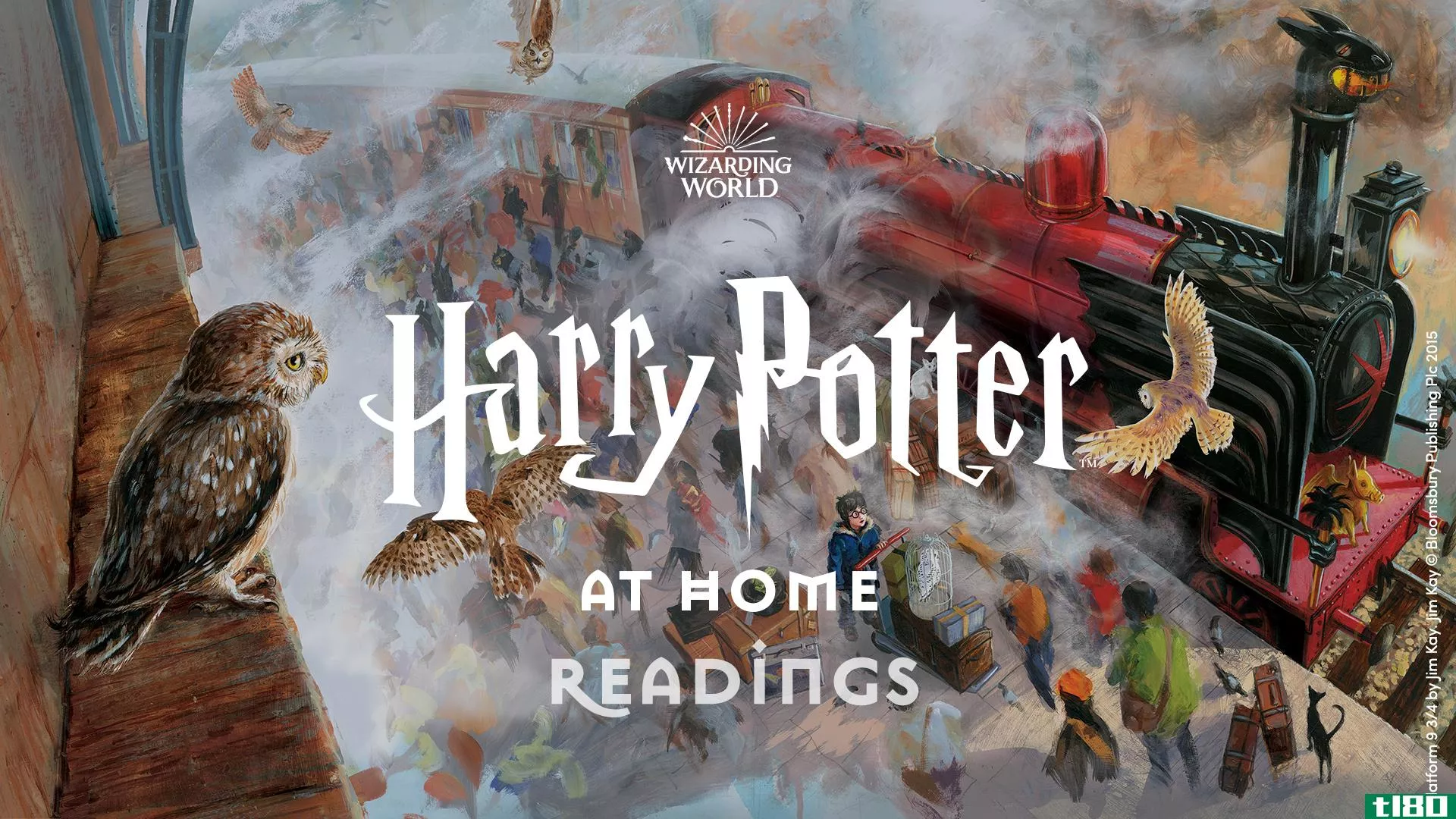 丹尼尔·雷德克里夫和其他明星正在录制免费阅读第一本哈利·波特的书