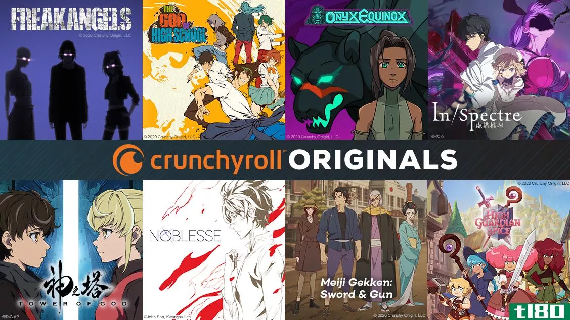 crunchyroll宣布推出第一批原创动画片