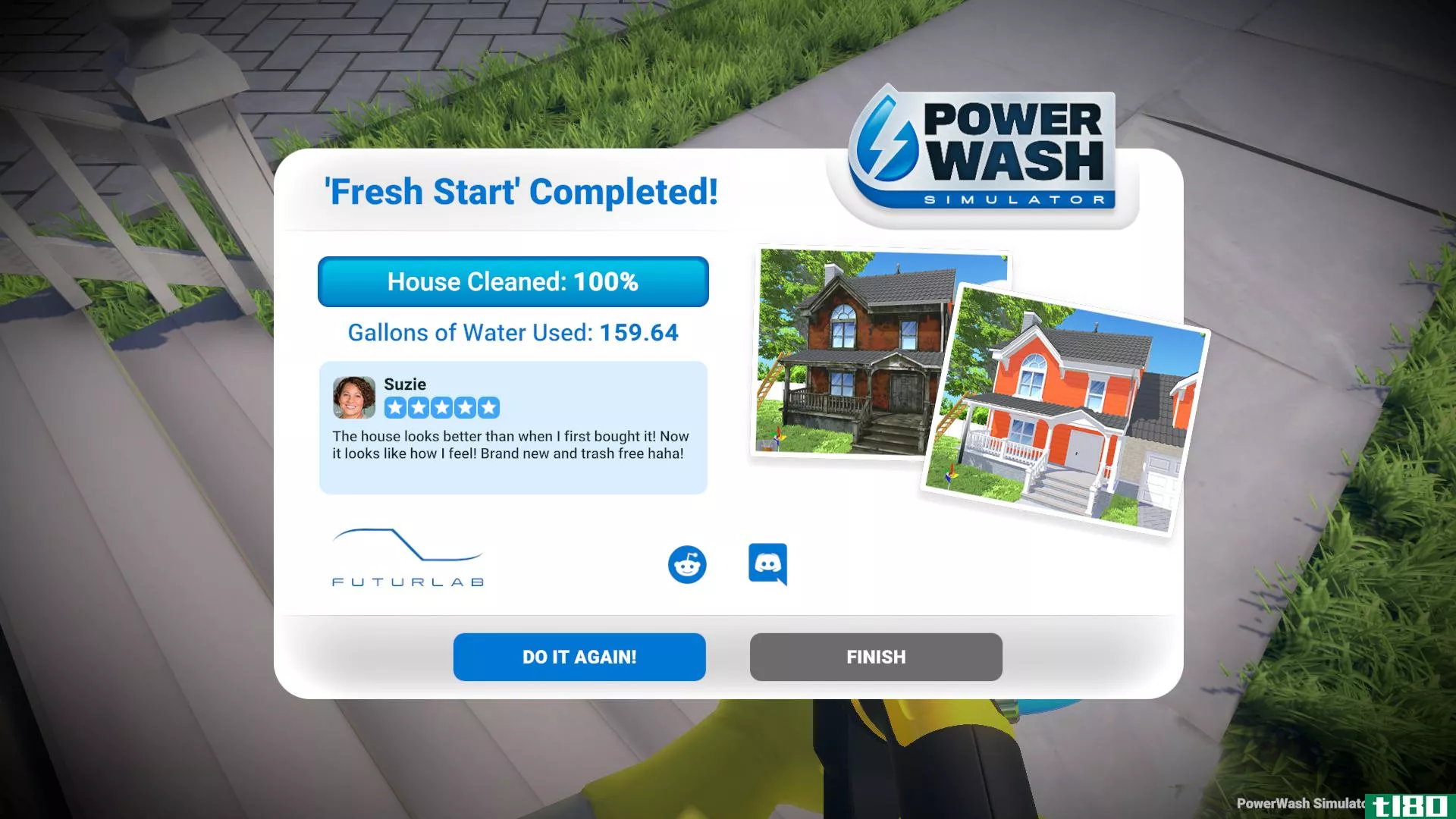 powerwash模拟器是一个奇怪的令人满意的游戏，让你清理肮脏的房子