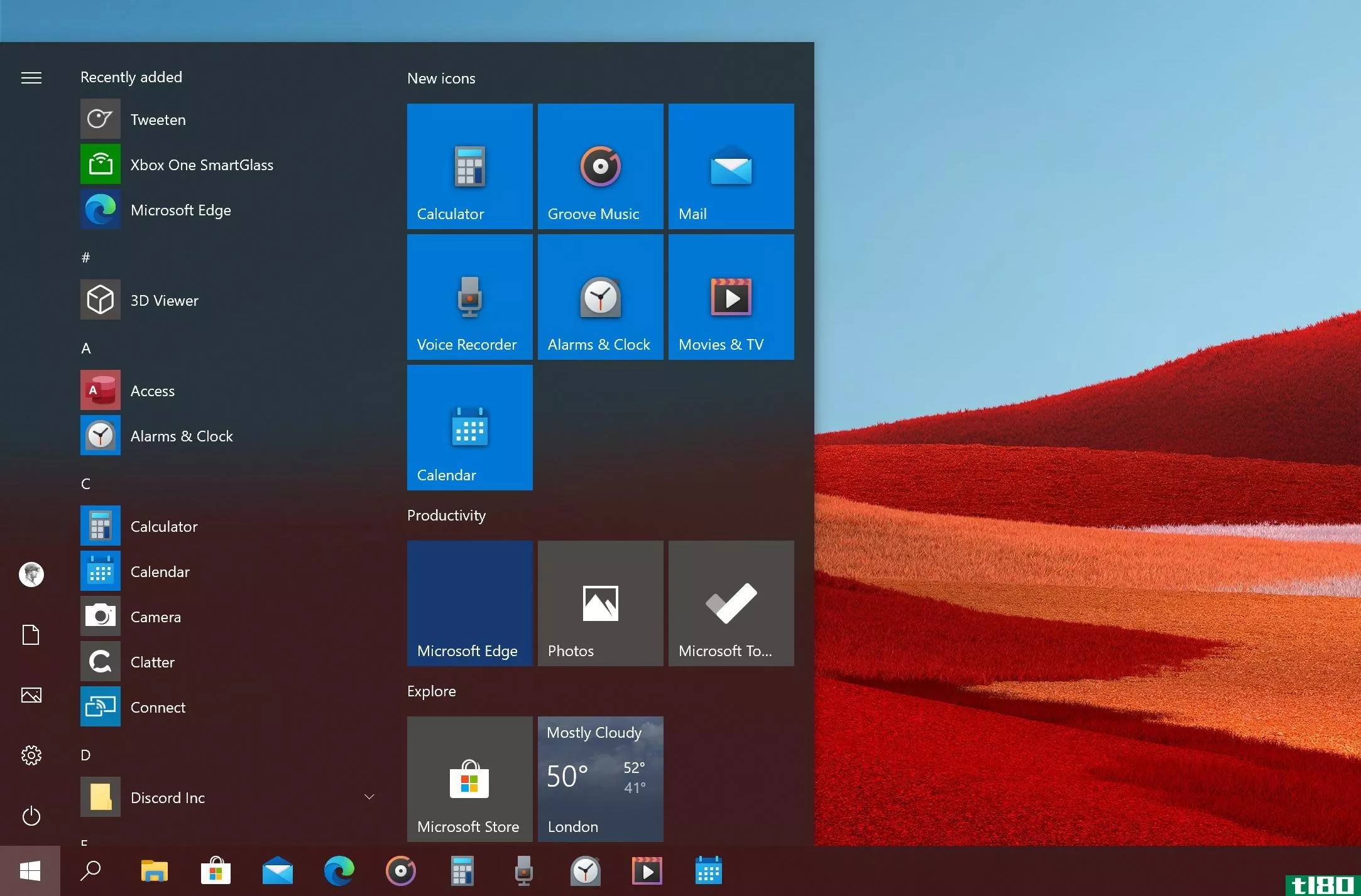 微软推出五颜六色的新windows10图标
