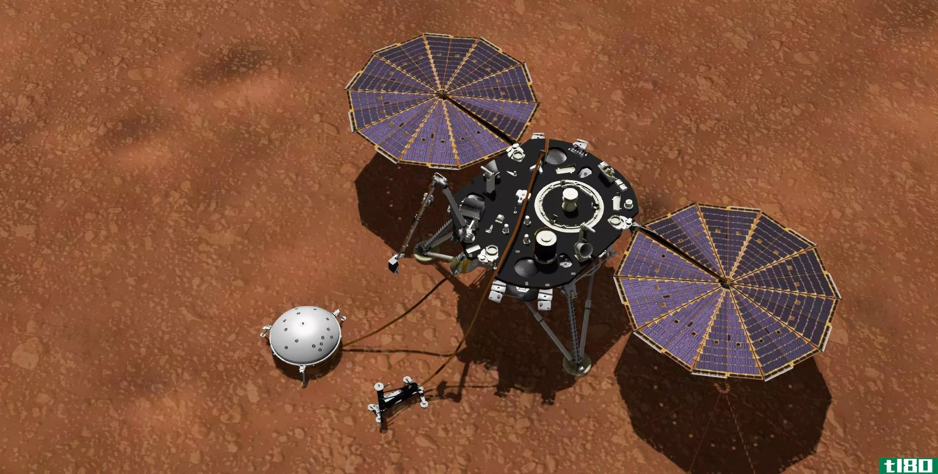 美国宇航局的“洞察号”着陆器正式探测到火星上的“马鲨”