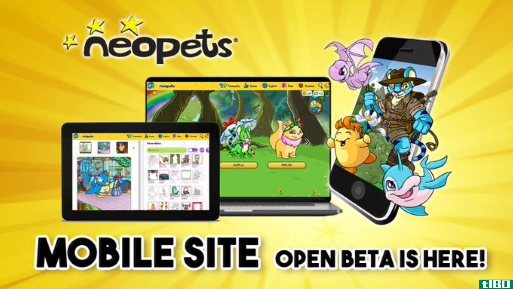 neopets推出新手机网站公测版