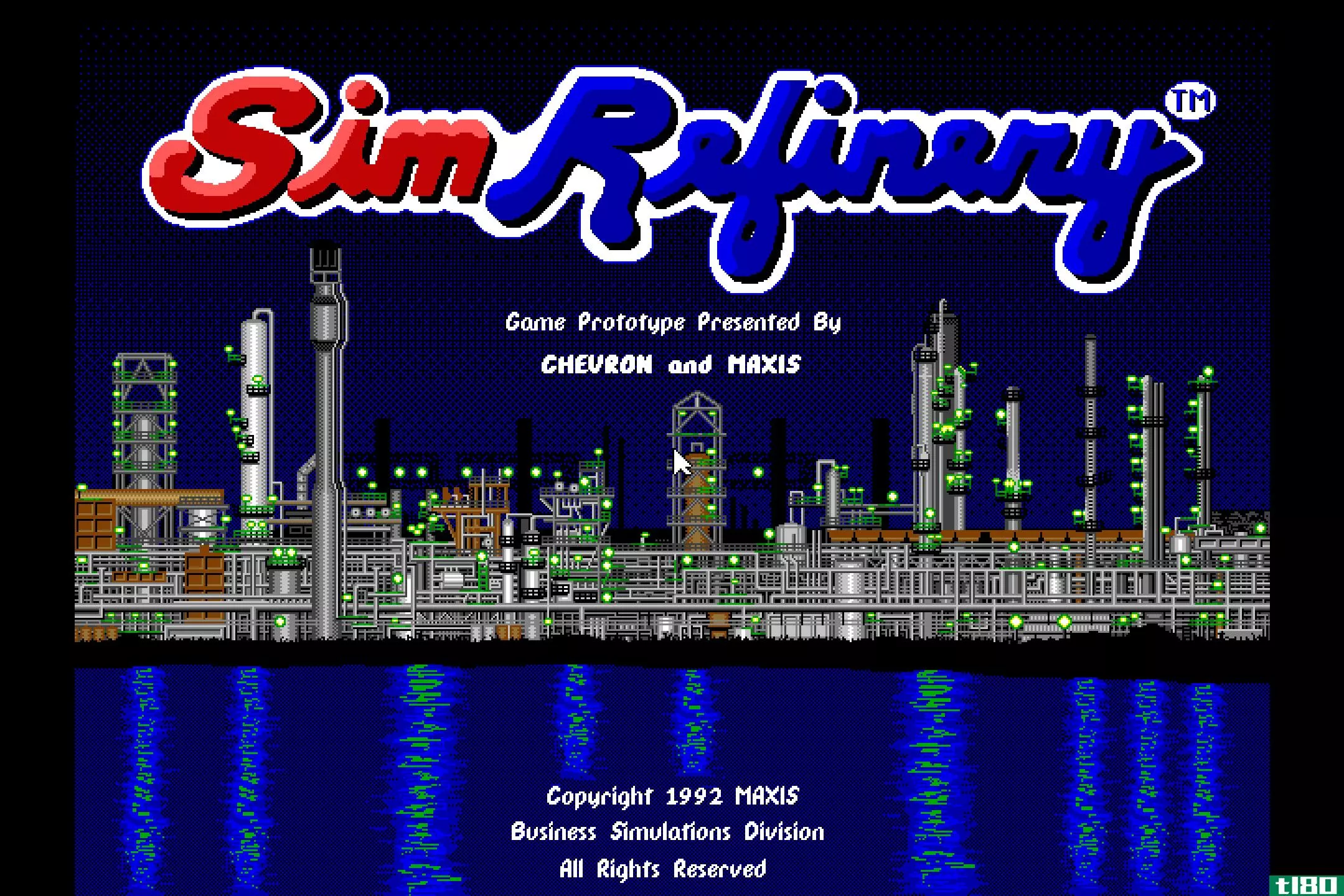 simcity开发者遗忘的炼油厂模拟器现在可以在线播放