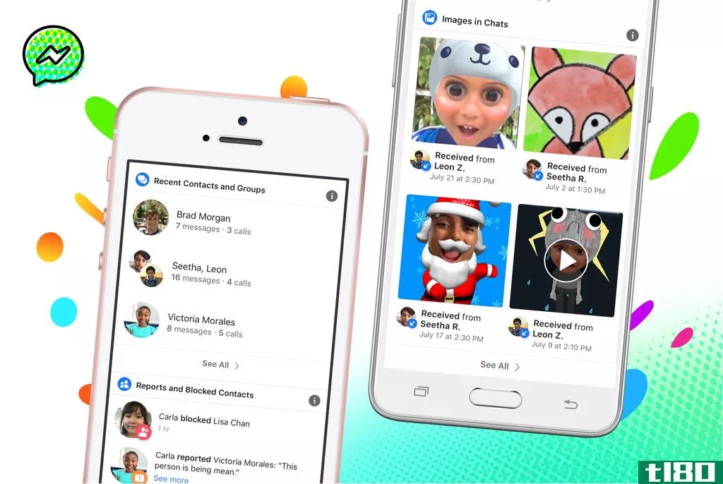 messenger kids现在可以让家长查看孩子的聊天记录和最近的图片