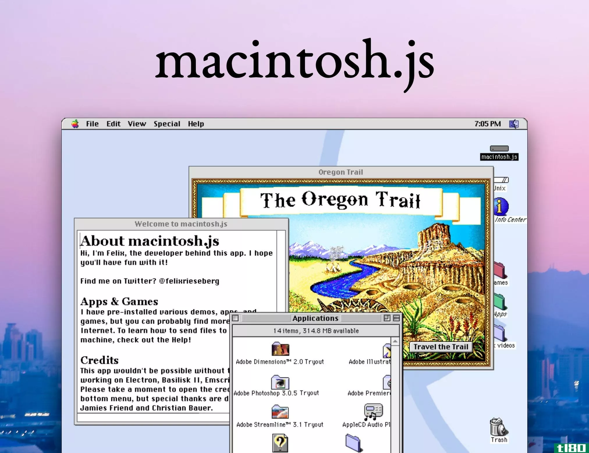 MacOS8现在是一个可以下载并安装在macos、windows和linux上的应用程序