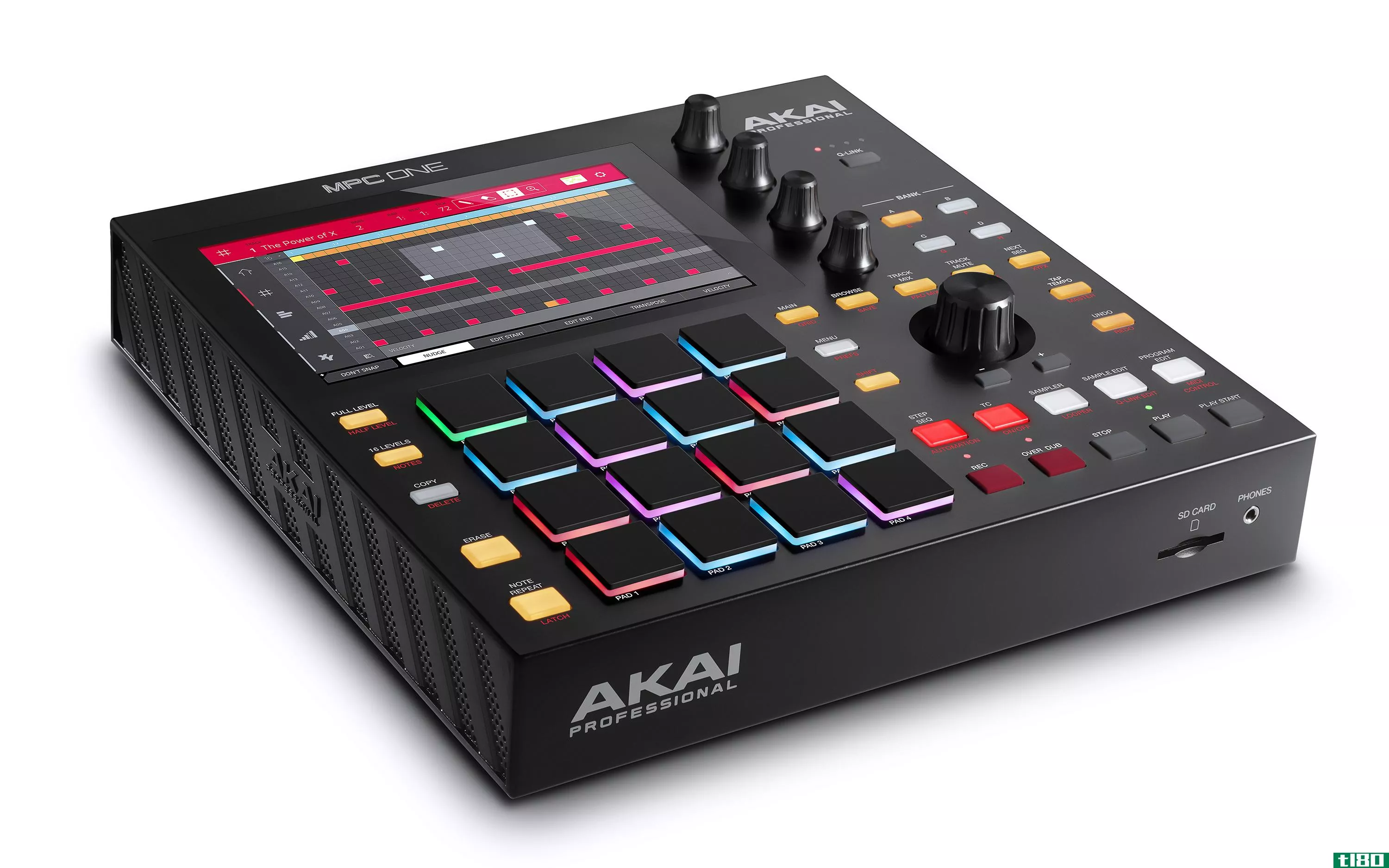 akai的mpc one是一款更便宜、更小的音乐制作机