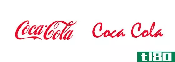 标志性品牌徽标采用非自定义字体重新设计