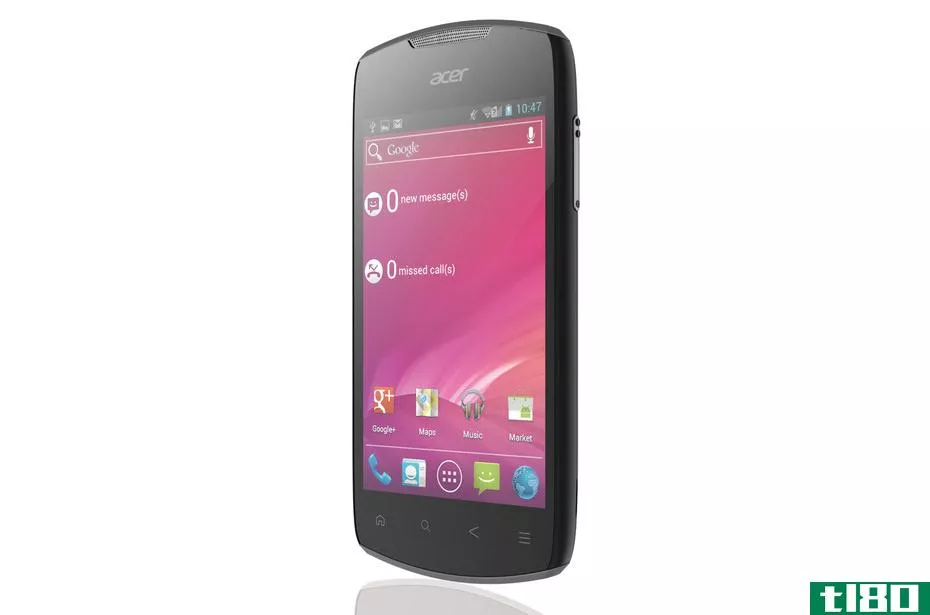 acer推出liquid glow智能手机：android 4.0、nfc和3.7英寸显示屏