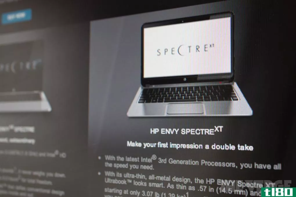 hp envy spectre xt ultrabook在美国网站泄密，以及envy 4和envy 6的“sleekbooks”