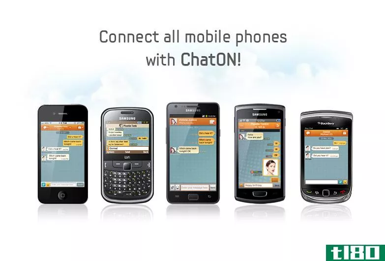 三星的chaton im应用程序现在可用于黑莓手机，针对android平板电脑进行了优化