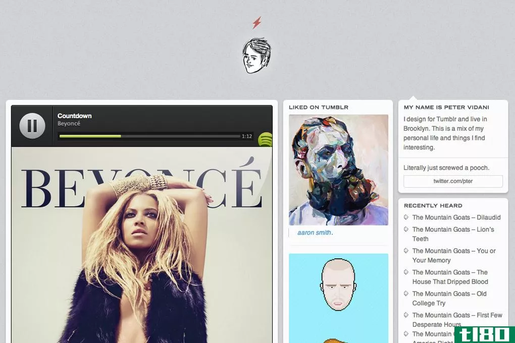 spotify“播放”小部件可以让你在网站、tumblr博客上免费嵌入音乐